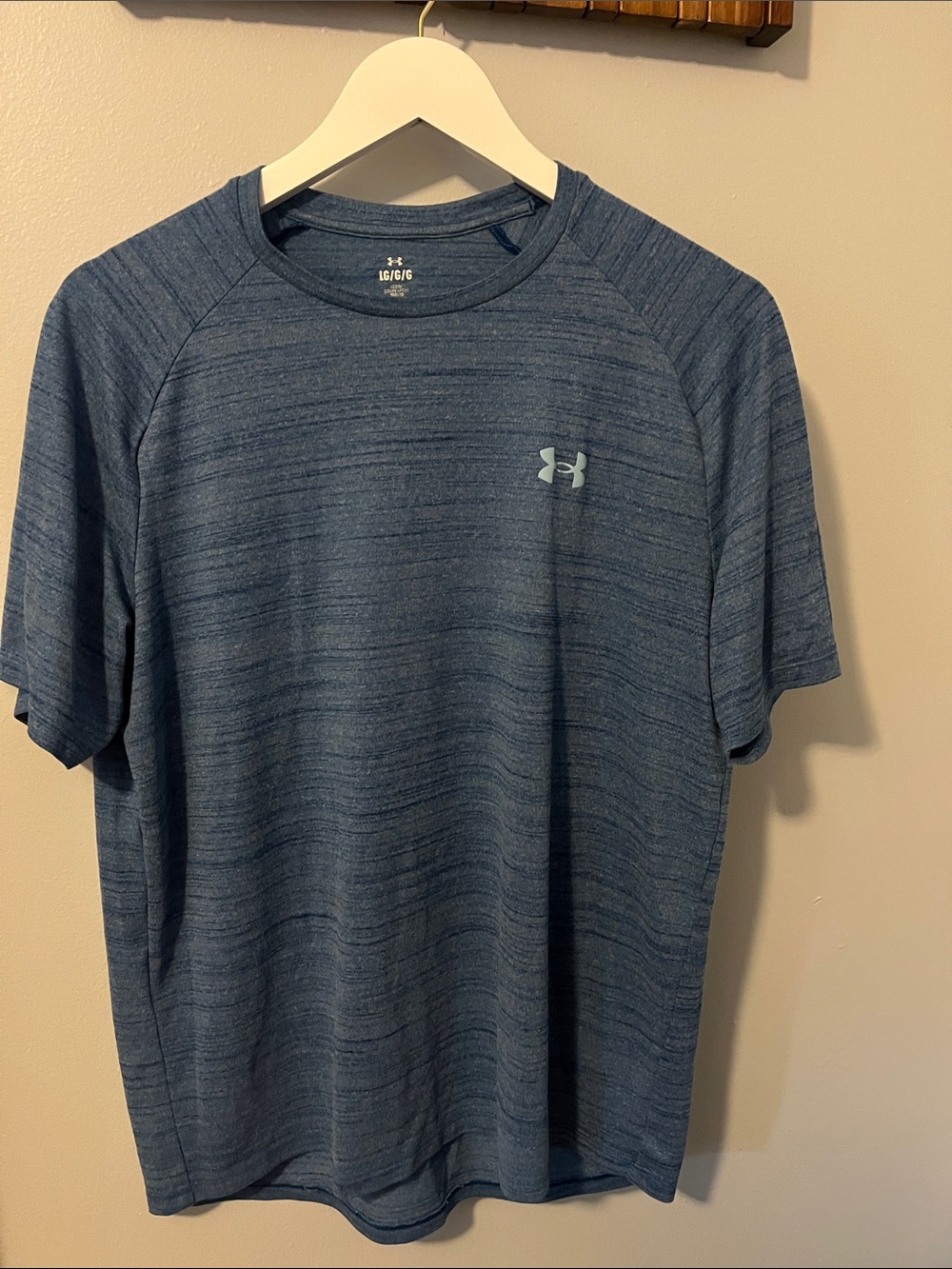 Under Armour Heathered Blue Men’s Short Sleeve Tech Tee